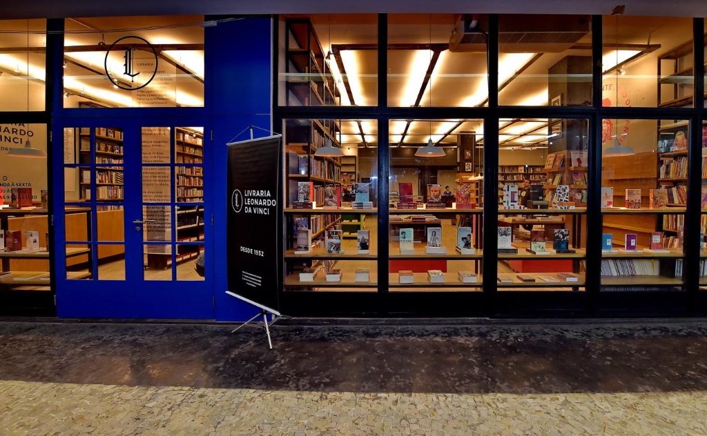 Fachada da Livraria Leonardo da Vinci, no Rio de Janeiro (Reprodução das redes sociais).